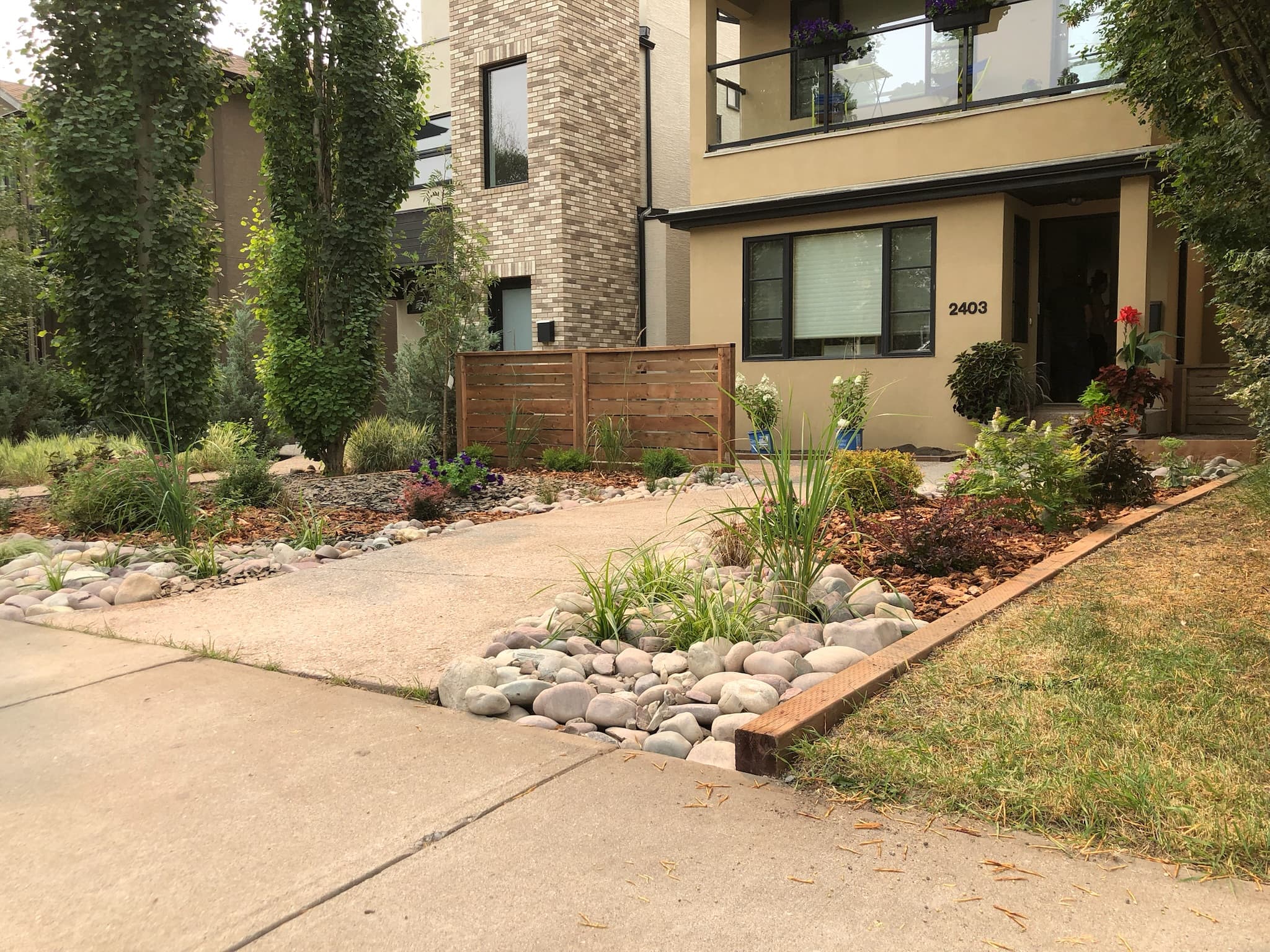 Landscaping design project in Calgary by Taha Landscaping
