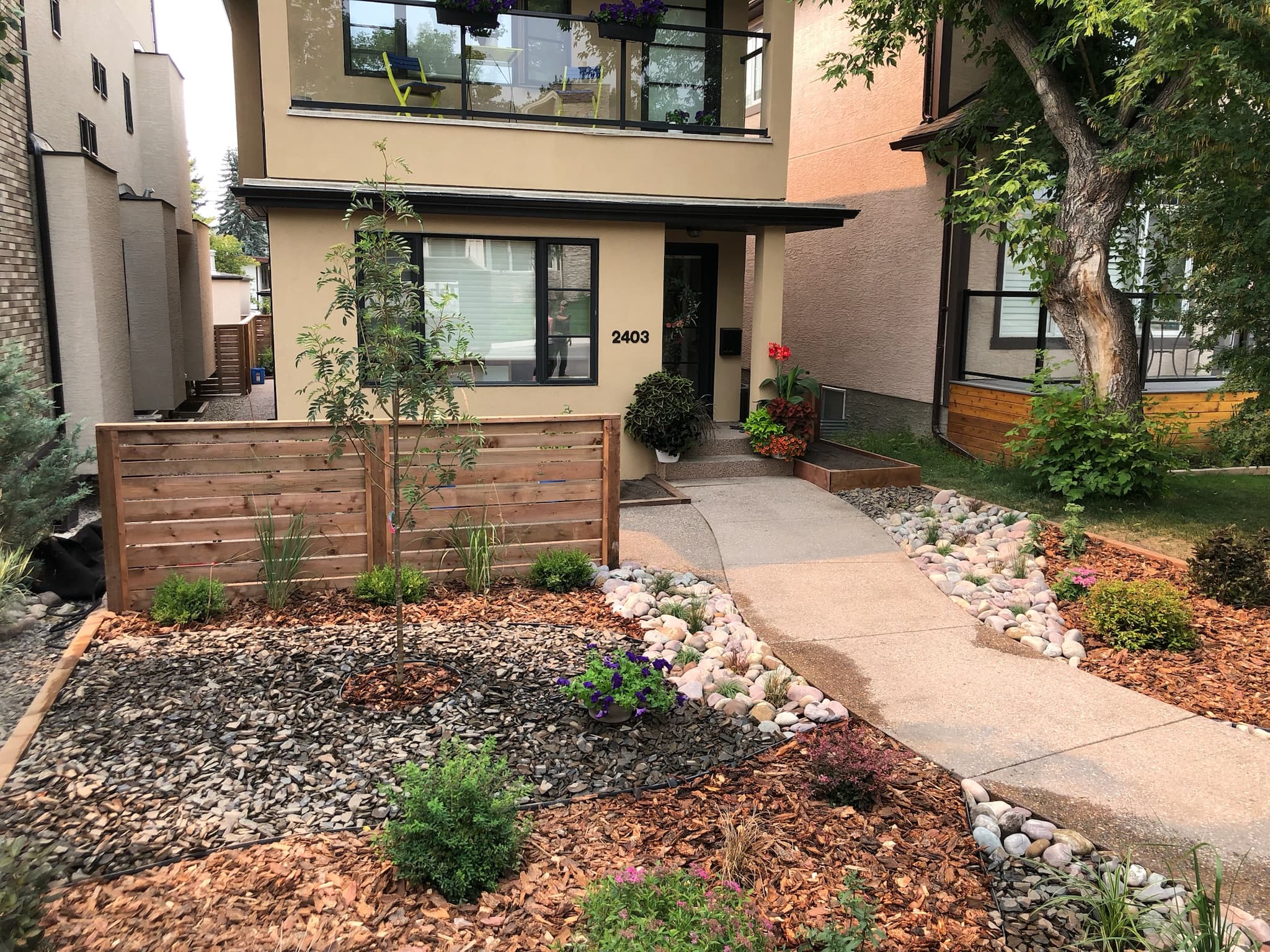 Custom landscaping in Calgary by Taha Landscaping