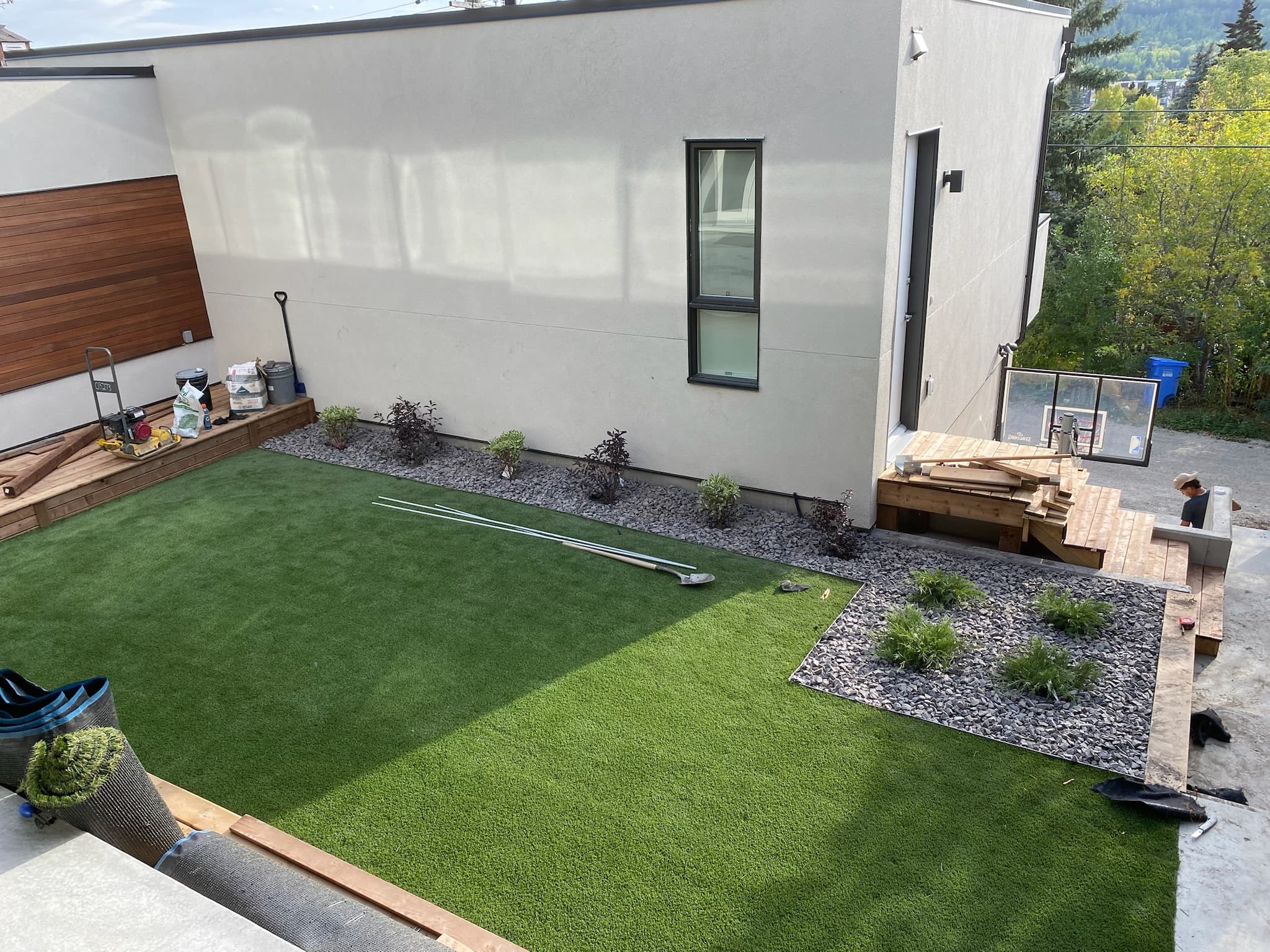 Property transformation in Calgary by Taha Landscaping