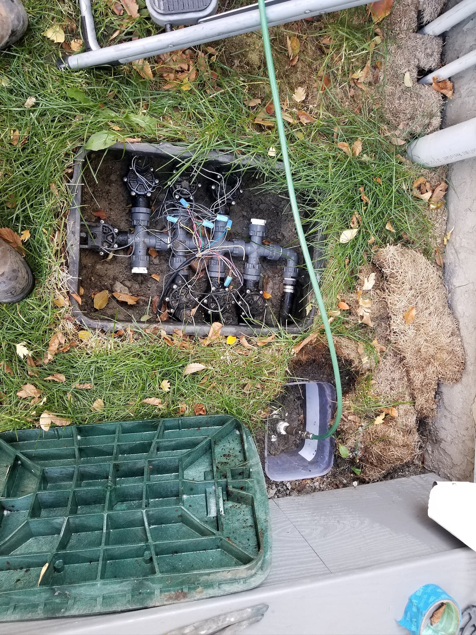 Grading, Drainage & Irrigation project in Calgary by Taha Landscaping